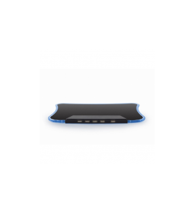 Gembird mp-led-4p gembird led mouse pad with 4-port usb 2.0 hub, dimensions: 255mm x 210mm, black