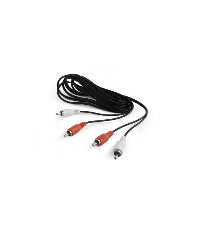 Gembird ccab-2r2r-10 gembird rca stereo audio cable, 3m, blister