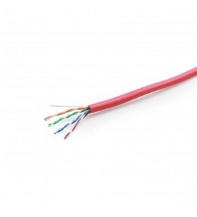 Gembird upc-5004e-so-r gembird utp solid cable, cat. 5e, 305m, red