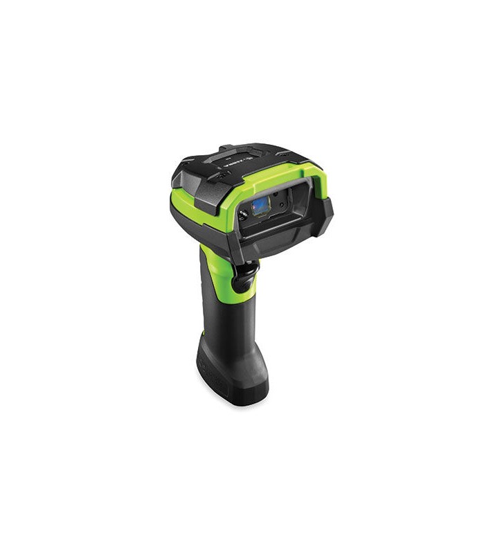 Zebra ds3678, 2d, er, usb-kit  rugged, cordless, fips, ind.l green, vibration motor, incl usb cable, cradle, ps, excl line cord