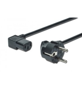 Digitus mains connection cable/schuko - c13. 90 angledd