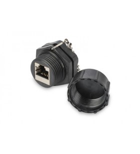 Digitus pro cat6a ind coupler/shielded stp ip67 with dust cap
