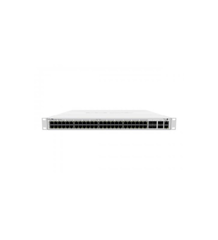Mikrotik crs354-48p-4s+2q+rm l5 48x 1gbe ports poe 4x 10gbe sfp+ 2x 40gbps qsfp+ 1u rack mount