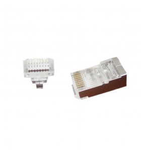 Universal pass-through modular ftp plug 8p8c, 50 pcs per bag "lc-ptf-01/50"