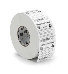 Label, paper, 76x25mm direct thermal, z-perform 1000d, uncoated, permanent adhesive, 76mm core