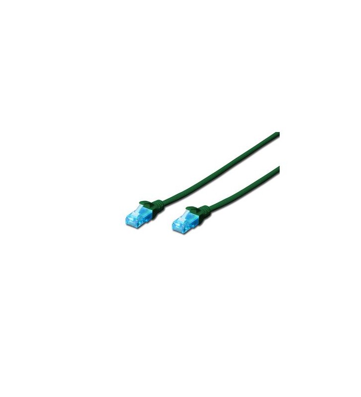 Digitus cat6 u/utp patch cable/pvc awg 26/7 length 1m green