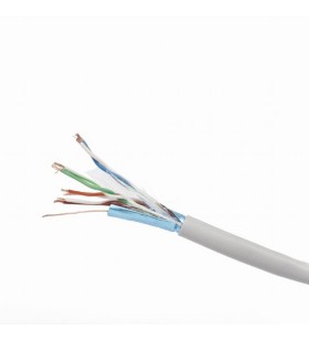 Rola cablu ftp gembird, cat5e, 100m, cupru-aluminiu, litat, awg24, "fpc-5004e-l/100"