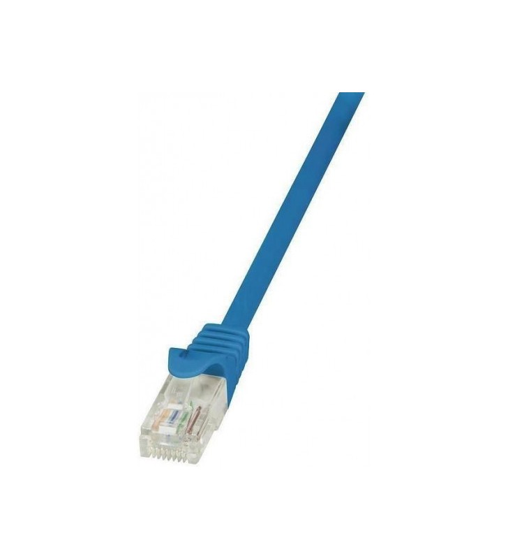 Logilink cp1026u logilink - cablu patchcord cat 5e utp 0,50m albastru