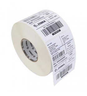 Label, paper, 102x76mm thermal transfer, z-select 2000t, coated, permanent adhesive, 25mm core, perforation
