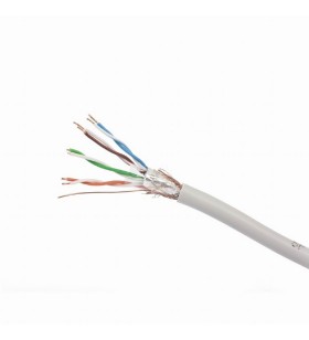 Rola cablu s/ftp gembird, cat5e. 305m, cupru, litat, awg24, "spc-5004e"