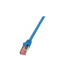 Logilink cq2026s logilink - patchcord cablu cat.6 s/ftp pimf primeline 0,5m, albastru
