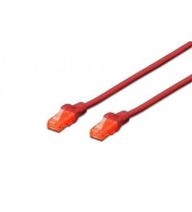 Digitus dk-1512-015/r digitus premium cat 5e utp patch cable, length 1,5 m color red