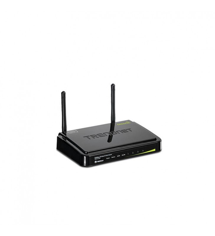 Trendnet wireless router n300 10/100, 2 antene fixe de 2 dbi "tew-731br"