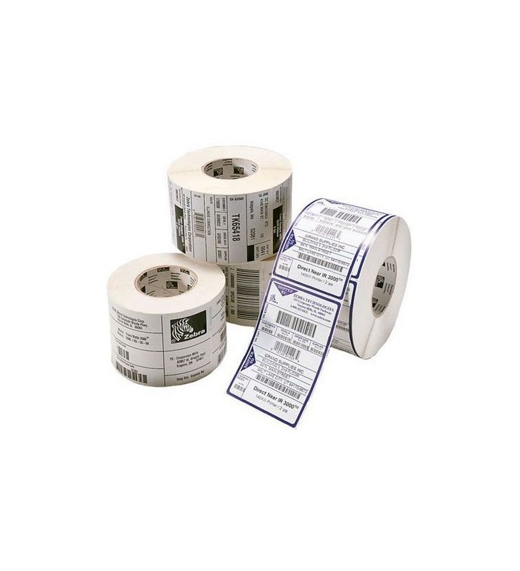 Label, polyester, 70x21mm thermal transfer, z-ultimate 3000t white, coated, permanent adhesive, 76mm core