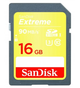 Extreme sdhc card 16gb/90mb/s class 10 uhs-i u3 2-pack