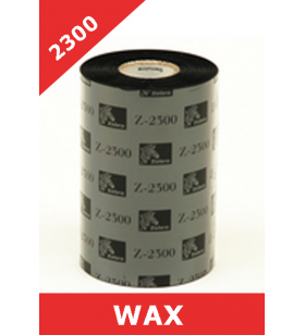 Wax ribbon, 89mmx450m, 2300 standard, 25mm core, 12/box