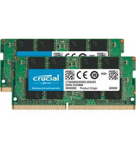 Ddr4, 4gb, 2400 mhz, cl 17, nominal voltage 1.2 v, number of modules 2, chip organization 512mx64 "ct2k4g4sfs824a"