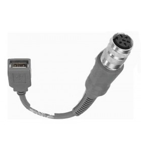 Usb host cable 6 straight/rugged amphenol conn