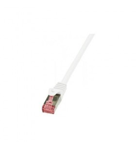 Logilink cq2141s logilink - patchcord cablu cat.6 s/ftp pimf primeline 50m, alb