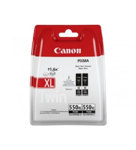 Canon pgi-550xl ink twin pk 2x15ml blk