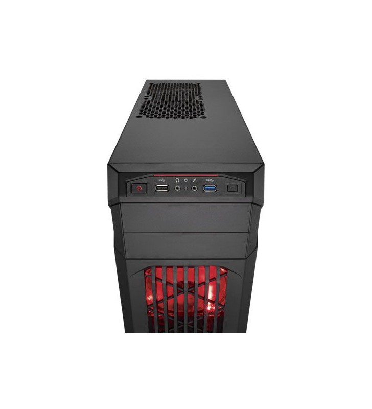 Corsair cc-9011050-ww corsair computer case carbide series™ spec-01 red led mid tower gaming