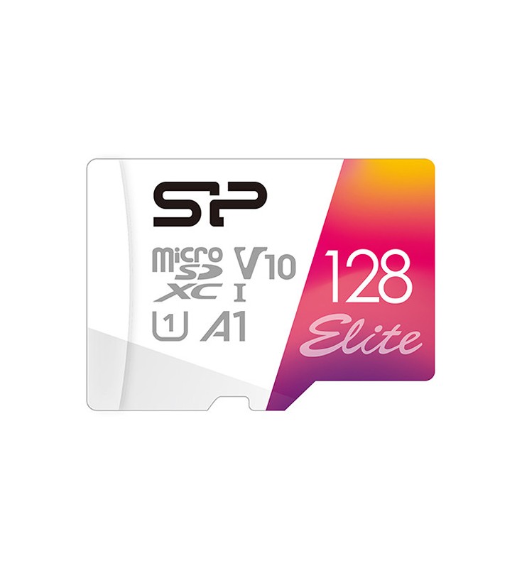 Silicon power memory card elite micro sdxc 128gb uhs-i a1 v10