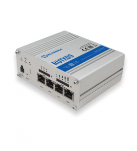 Teltonika rutx09000000 teltonika rutx09 lte-a cat6 router, dual sim, 4x gbe, industrial box