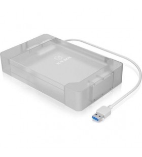 Icybox ib-ac705-6g icybox external 3,5 / 2,5 case sata iii, usb 3.0, white