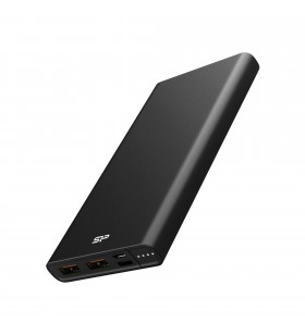 Silicon power qp60 power bank 10000mah quick charge black