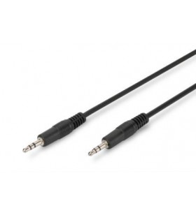 Digitus audio cable stereo/m/m 1.50m 2x0.10/10 bl