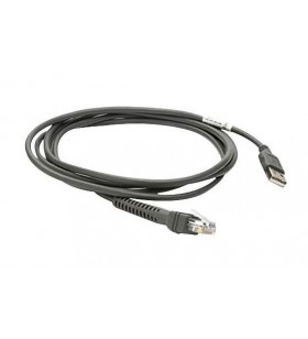 Shielded usb cable 4.6m strght/ser a connector 12v power supp