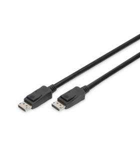 Displayport connection cable/m/m 3m w/interlock ultra hd 8k