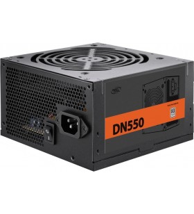 Sursa deepcool 550w (real), 120mm silent fan, 80 plus &amp max 85% eficienta, 2x pci-e (6+2), 5x s-ata "dn550"
