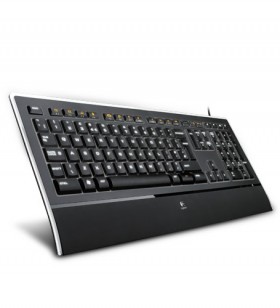 Logitech k740 tastaturi usb qwerty eer internațional + marea nordică negru