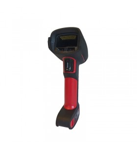 Scanner: tethered. ultra rugged/industrial. 1d, pdf417, 2d, sr, with vibration. red scanner.