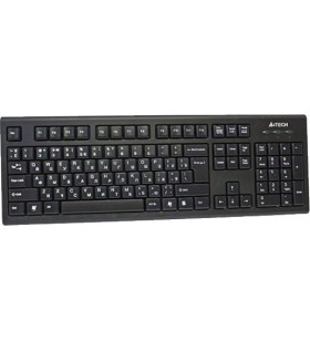 Tastatura a4tech usb, 104 taste, concave, black, "kr-85-usb" (include timbru verde 0.5 lei)