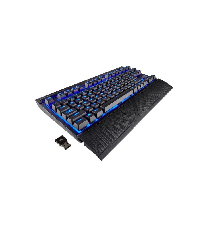 Corsair ch-9145030-na tastatur? mecanic?corsair gaming k63 wireless - albastru led - ro?u cherry mx