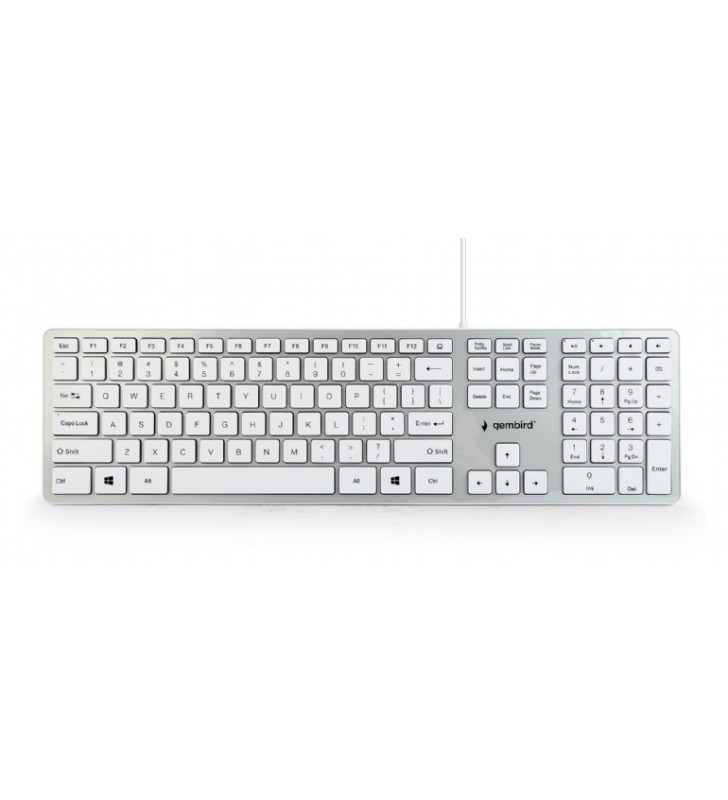 Chocolate keyboard, us layout, white "kb-mch-02-w"