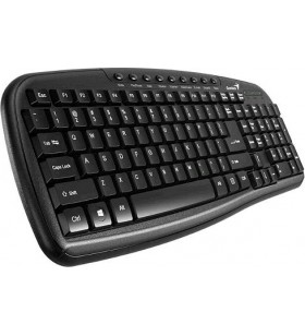 Tastatura genius usb, multimedia, 104 taste + 9 taste multimedia, black, usb"kb-m225" "31310479100" (include timbru verde 0.