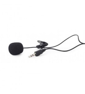 Gembird mic-c-01 gembird clip-on 3.5 mm microphone, black