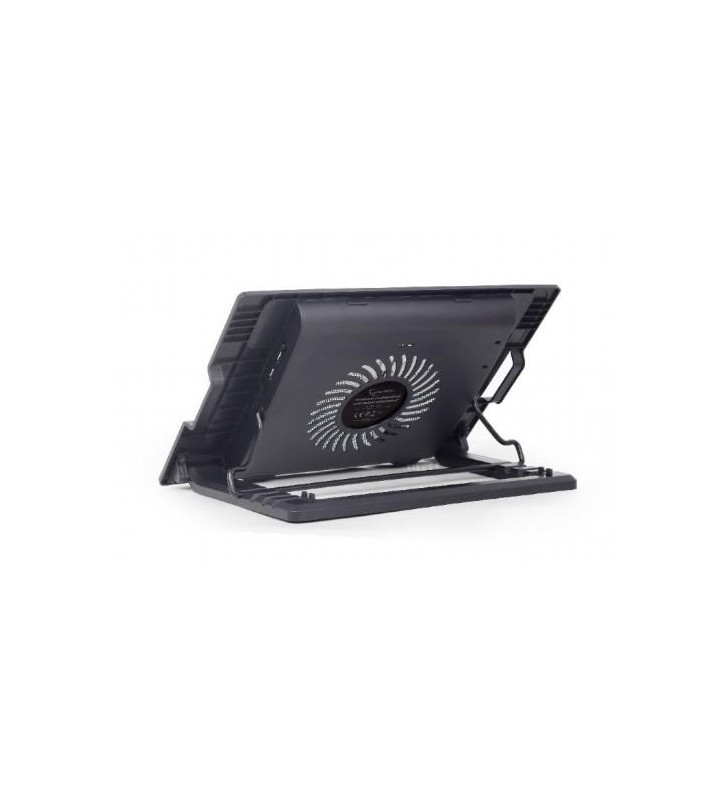 Gembird nbs-1f17t-01 gembird notebook cooling stand 17 with one fan, black nbs-1f17t-01
