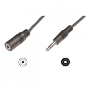 3.5mm jack extension cable/m/f - 3pin - stereo