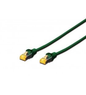 Digitus cat6a s-ftp patch cable/lszh awg 26/7 length 0.25 m gree