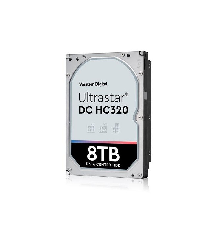 Western digital ultrastar dc hc320 hus728t8tale6l1 3.5in 26.1mm 8tb 256mb 7200rpm sata ultra 512e tcg dc hc320