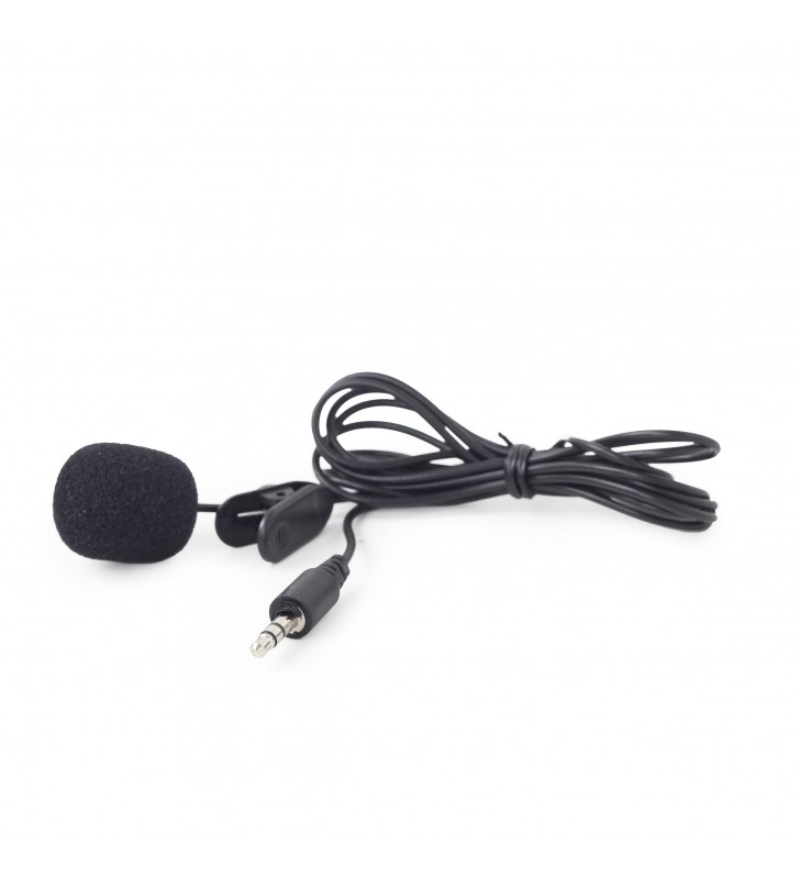 Gembird mic-c-01 gembird clip-on 3.5 mm microphone, black