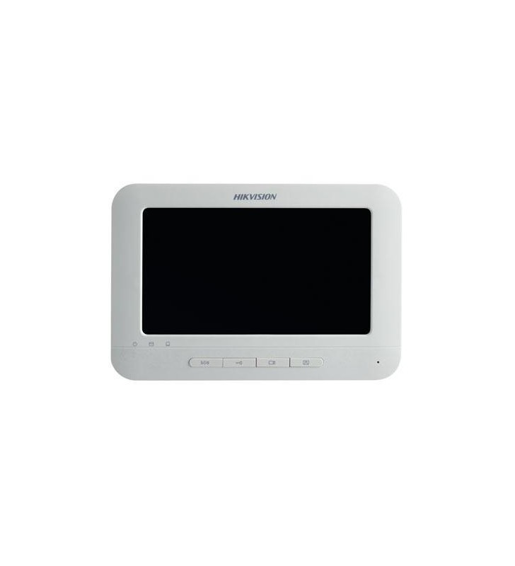 Monitor videointerfon color hikvision ds-kh6310-w ,7"touch-screenindoorstation, 7-inch colorful tft lcd, displayresolution:800