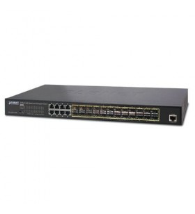 Planet 24p managed switch/sfp + 8-port shared tp in