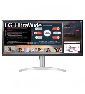 Lg 34wn650-w led display 86,4 cm (34") 2560 x 1080 pixel ultrawide full hd alb