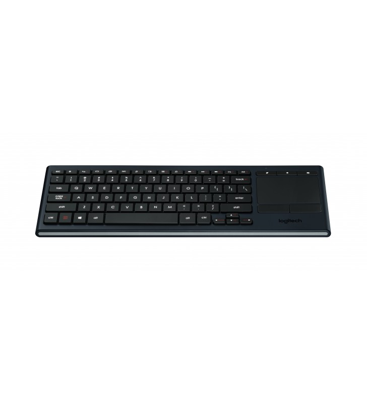 Logitech k830 tastaturi rf wireless + bluetooth qwerty olandeză negru