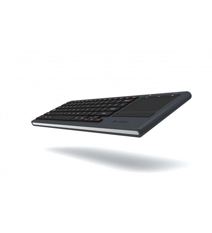 Logitech k830 tastaturi rf wireless + bluetooth qwerty olandeză negru